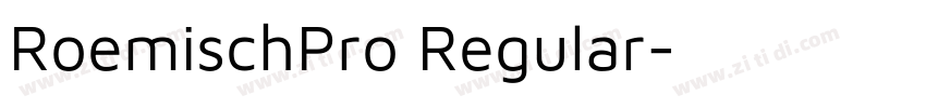 RoemischPro Regular字体转换 RoemischPro Regular字体转换